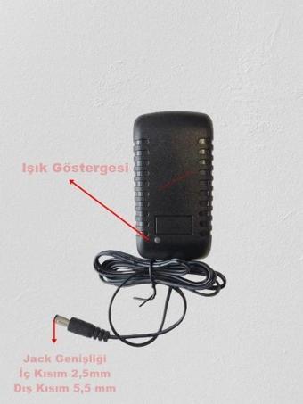 CLASS 12v 2.5A Fişli Adaptör Plastik Kasa 30w IP20 5.5x2.5mm Jaklı