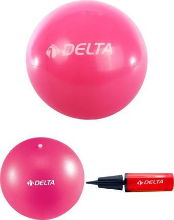 Delta 55 cm Pilates Topu 20 cm Mini Denge Topu Ve Pompası Seti