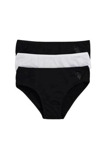U.S. Polo Kız Çocuk Slip Külot 1677 Siyah