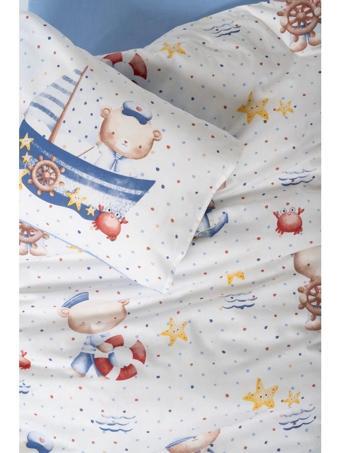 Cotton Box Bebek Nevresim Takımı Seaman Mavi