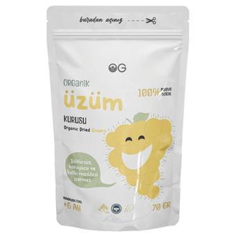 Og Natural Organik Üzüm Kurusu 70 Gr