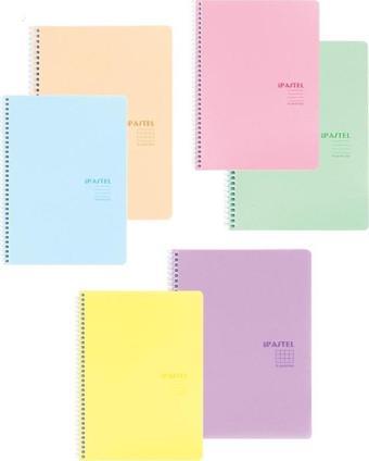 Keskin Color Pp Kapak Spiralli Pastel Not Defteri 17X24Cm 80 Yaprak Çizgili 327751-99 (6 Lı Paket)