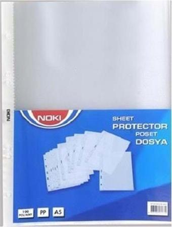 Noki A-5 Poşet Dosya 100 Lü 4835 (1 Paket 100 Adet)