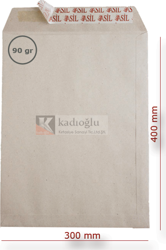 Doğan Torba Zarf 300X400 Mm Kraft 90 Gr Slk 250 Adet (1 Paket 250 Adet)