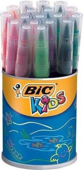 Bic Visa Fırça Uçlu Keçeli Kalem 18 Renk 828965