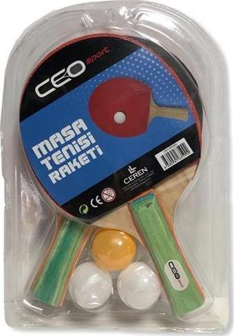 Ceo Sport Masa Tenisi Seti 2 Raket + 3 Top Sp0004