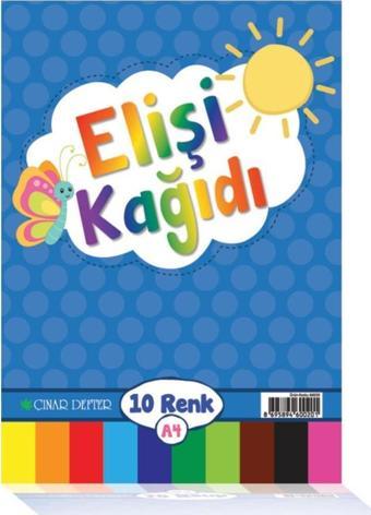 Çınar A4 Elişi Kağıdı 10 Lu Karışık (4 Paket)