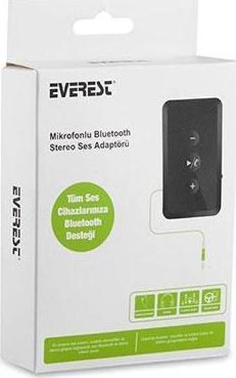 Everest Bluetooth Müzik Alıcı + Mikrofon Destekli Kontrol Zc-300