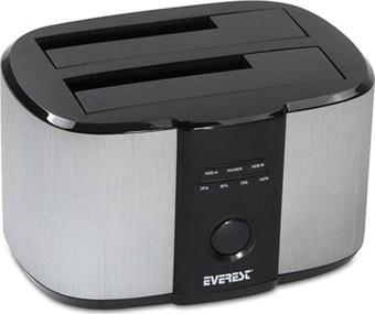 Everest Hd3-540 2.5"-3.5" İkili Usb3.0 Sata III Docking Harddisk Kutusu