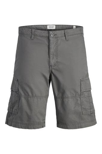 Jack & Jones Erkek Jpstcole Rahat Kalıp %100 Pamuk Kargo Şort 12274389 Füme