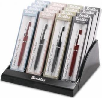 Scrikss 33 Tükenmez Kalem M000Sbaa3316A 16 Lı Stand (1 Paket 16 Adet Karışık Renk)