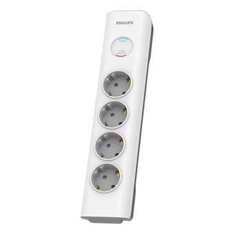Phılıps Spn7040wa/62, 4 Soket, Akım Korumalı Priz, 2mt Kablo, (beyaz)