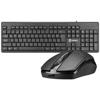 Everest Km-515, Siyah, Türkçe Q, Kablolu, Klavye Mouse Set