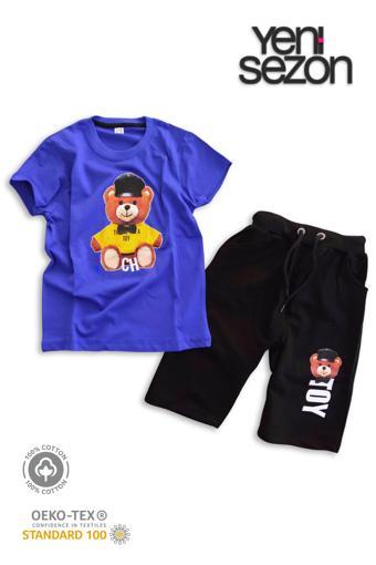 Triliya Pamuklu Unisex Çocuk Kapri Takımı (Cepli & Kordonlu, 3-12 Yaş)