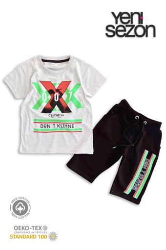 Triliya Pamuklu Unisex Çocuk Kapri Takımı (Cepli & Kordonlu, 3-12 Yaş) TRL-31