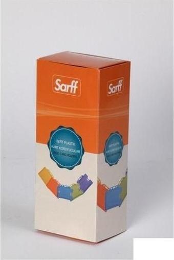 Sarff Kart Muhafaza Kabı Şefafaf Dikey 50 Li (1 Paket 50 Adet)