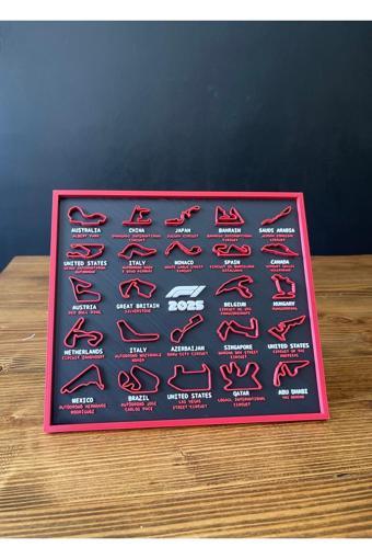 3Cup Design Formula1 2025 Dekor-F1 Pist Dekoru-Formula 1 Yarış Pistleri-Yarış Pisti Dekor
