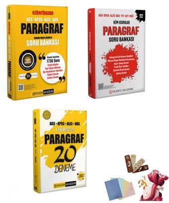 AGS KPSS ALES DGS Ezberbozan Paragraf Soru Bankası ve Deneme Seti Pegem - Bigelio Defter Hediyeli - Bi bigelio