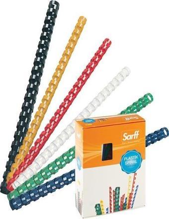 Sarff Plastik Spiral 22 Mm Beyaz 50 Li (1 Paket 50 Adet)