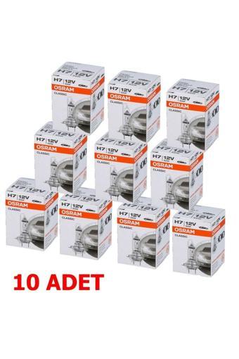 Vertex 10 Adet Osram H7 Far Ampulü Made In Germany