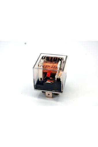 Üstün Mini Röle Şeffaf 12V 40A 5P Ledli