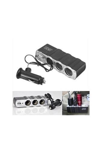 Wozlo Tiger Marketing Araba Araç Oto Çakmak Çoklayıcı Çoğaltıcı Soketi Usb Çakmaklık