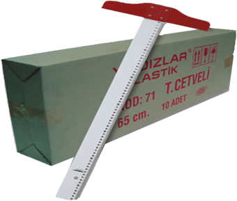 Yıldızlar Kod:071 T Cetveli Plastik 65 Cm