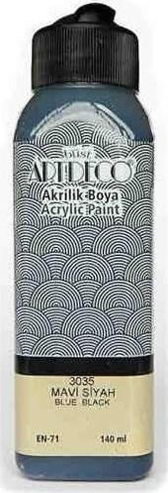 Artdeco Akrilik Boya 140 Ml Mavi Siyah Y-070R-3035