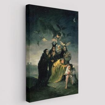 Büyü Eseri Francisco Goya Galdiano Müzesi Dekoratif Kanvas Tablo, Duvar Dekoru 6252