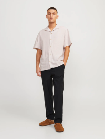 Jack & Jones Erkek Tapered Fit Keten Pantolon - 12229699