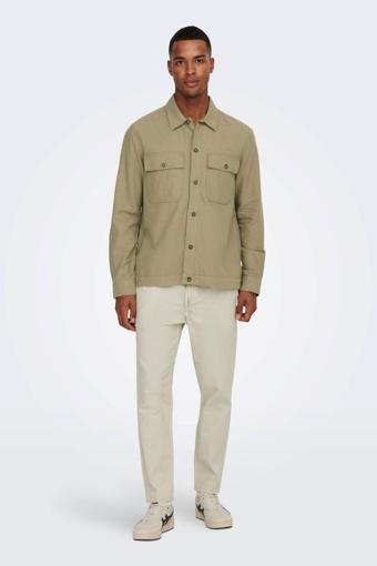 Only & Sons Erkek Lastikli Bel Keten Pantolon - 22024966