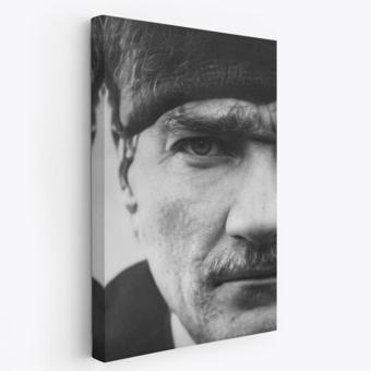 Mustafa Kemal Atatürk Portresi Dekoratif Kanvas Tablo, Duvar Dekoru FS142
