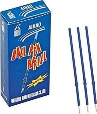 Aihao Tükenmez Kalem Yedeği Mavi B107-20 100 Lü (1 Paket 100 Adet)