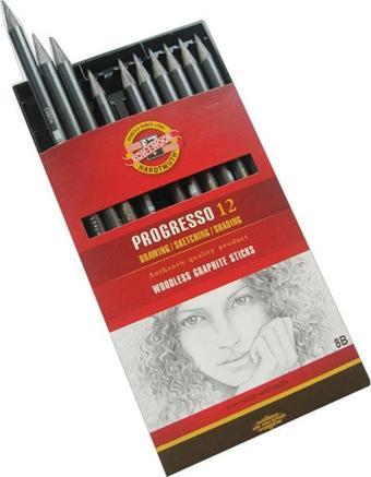 Koh-i Noor Woodless Graphite Pencil 8911 8B Graphite Kalem 8911-08B004Pz 12 Li