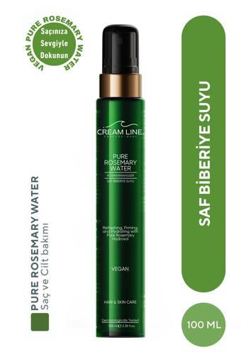 Cream Line Biberiye Suyu Dökülme Karşıtı Ve Saç Uzamasını Destekleyici Saç Toniği %100 Doğal Ve Saf 100 Ml