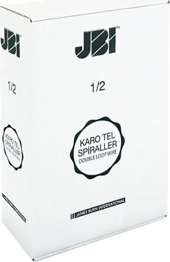 Sarff Tel Spiral Jbı Karo 1-2" Beyaz 50 Li (1 Paket 50 Adet)