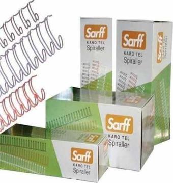 Sarff Tel Spiral Karo 1-4 Beyaz 100 Lü (1 Paket 100 Adet)