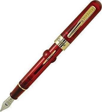 Yerli Conklin Ck71247 Mark Twain Red Demo Crescent Dolma Kalem Medium