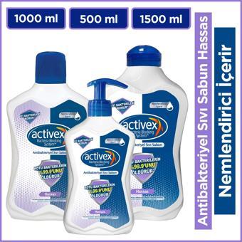 Activex Sıvı Sabun Hassas 1,5 LT + 1 LT + 500 Ml