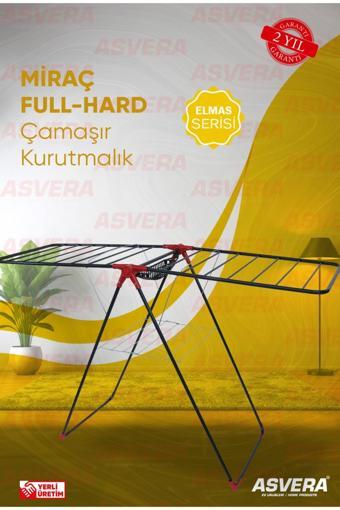 Elmas Serisi - Miraç Full-hard Borulu Çamaşır Kurutmalık - Dayanıklı Çamaşır Kurutma Askısı