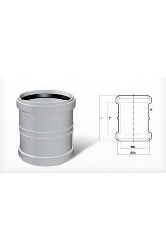 Fırat Dublex Pvc Atık Su Borusu Pimaş Kayar Manşon 50 Mm.