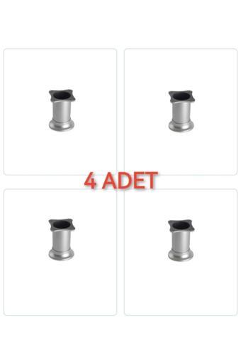 Emirhan Nalbur Panda Baza Ayağı Saten Renkli Plastik 8 Cm ( 4 Adet )