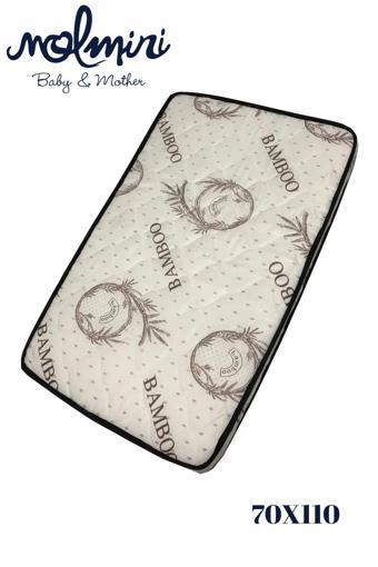 Molmini Bambu Oyun Parkı 70X110 5Cm Bebek Yatak Oyun Parkı Yatağı