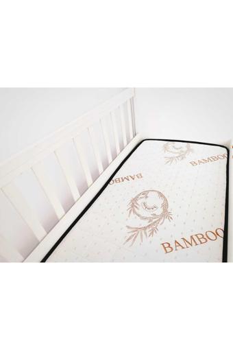 Bamboo Kapitoneli 60X120X10 Soft Bamboo Bebek Yatağı Bmb-006