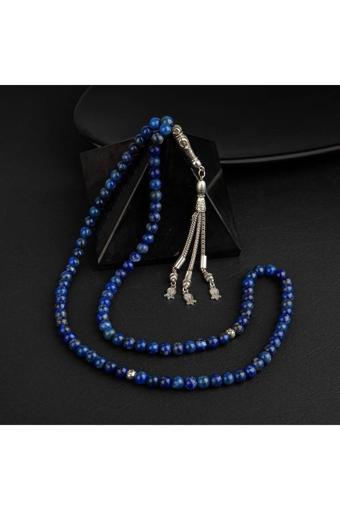 Sertifikalı Lapis Lazuli Doğal Taş Tesbih 99luk 6mm