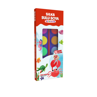 Silka Sulu Boya 12 Renk 21 Mm Art.404