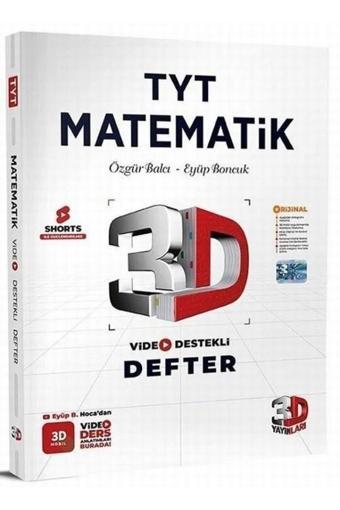 3D Yayınları Tyt Matematik Video Destekli Defter - 3D Yayınları
