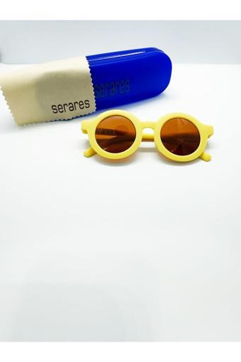 Serares Sahara Model, Unısex Çocuk, 3-6 Yaş, Sarı Renk, Uv400 Korumalı Çocuk Güneş Gözlüğü