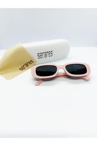 Serares Lıght Model, Kız Çocuk, 3-6 Yaş, Açık Pembe Renk, Uv400 Korumalı Çocuk Güneş Gözlüğü