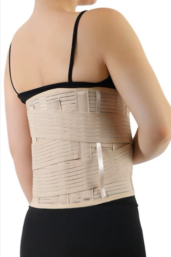 MATRİS Çelik Balenli Korse Lumbostad (26CM) Ortopedik Korse Bel Fıtığı Bel Korsesi